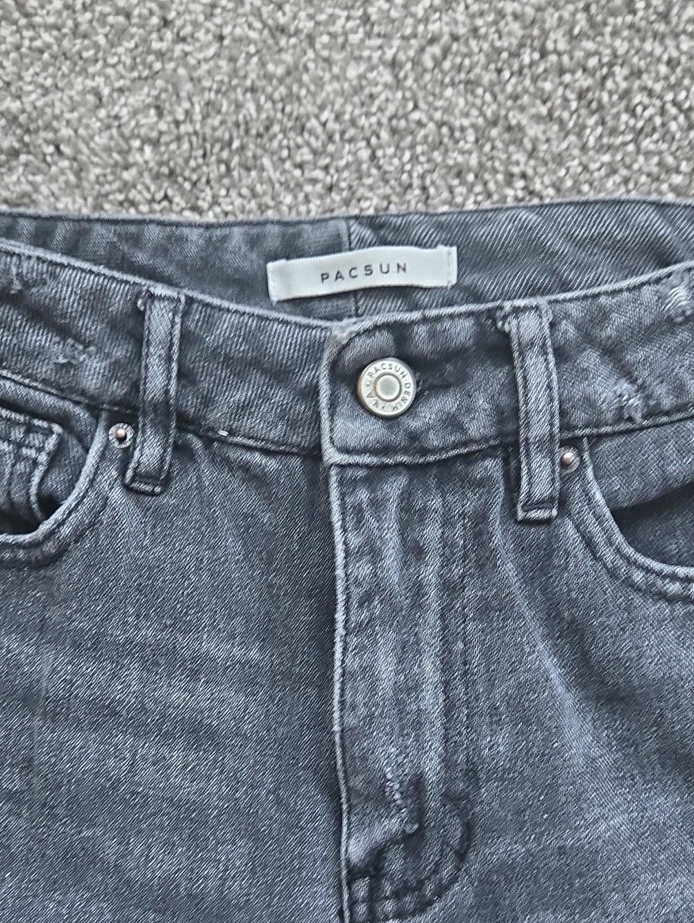 PacSun Women's Charcoal Mom Jeans Size 24